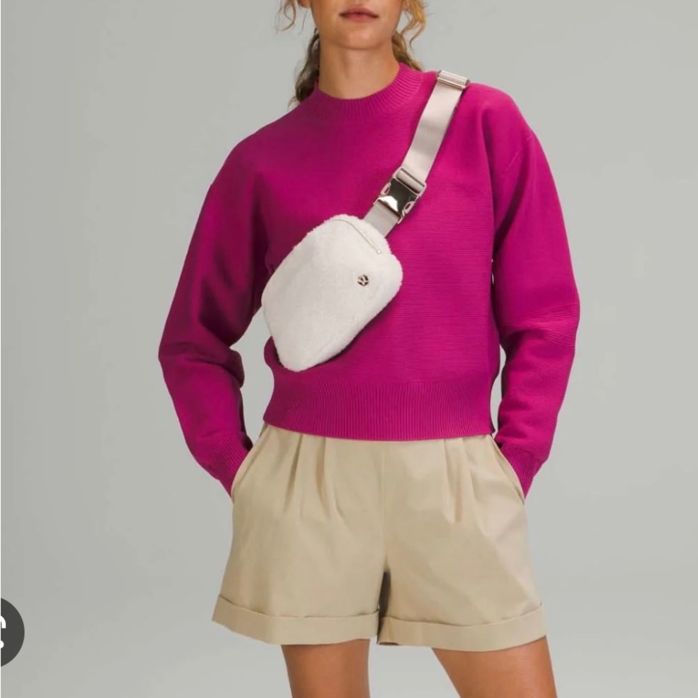 NWT Lululemon Fleece Everywhere Belt Bag White Ivory